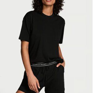 Victoria's Secret 100% cotton Black Pajama Set